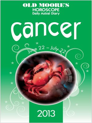 cover image of Old Moore's Horoscope 2013 Cancer